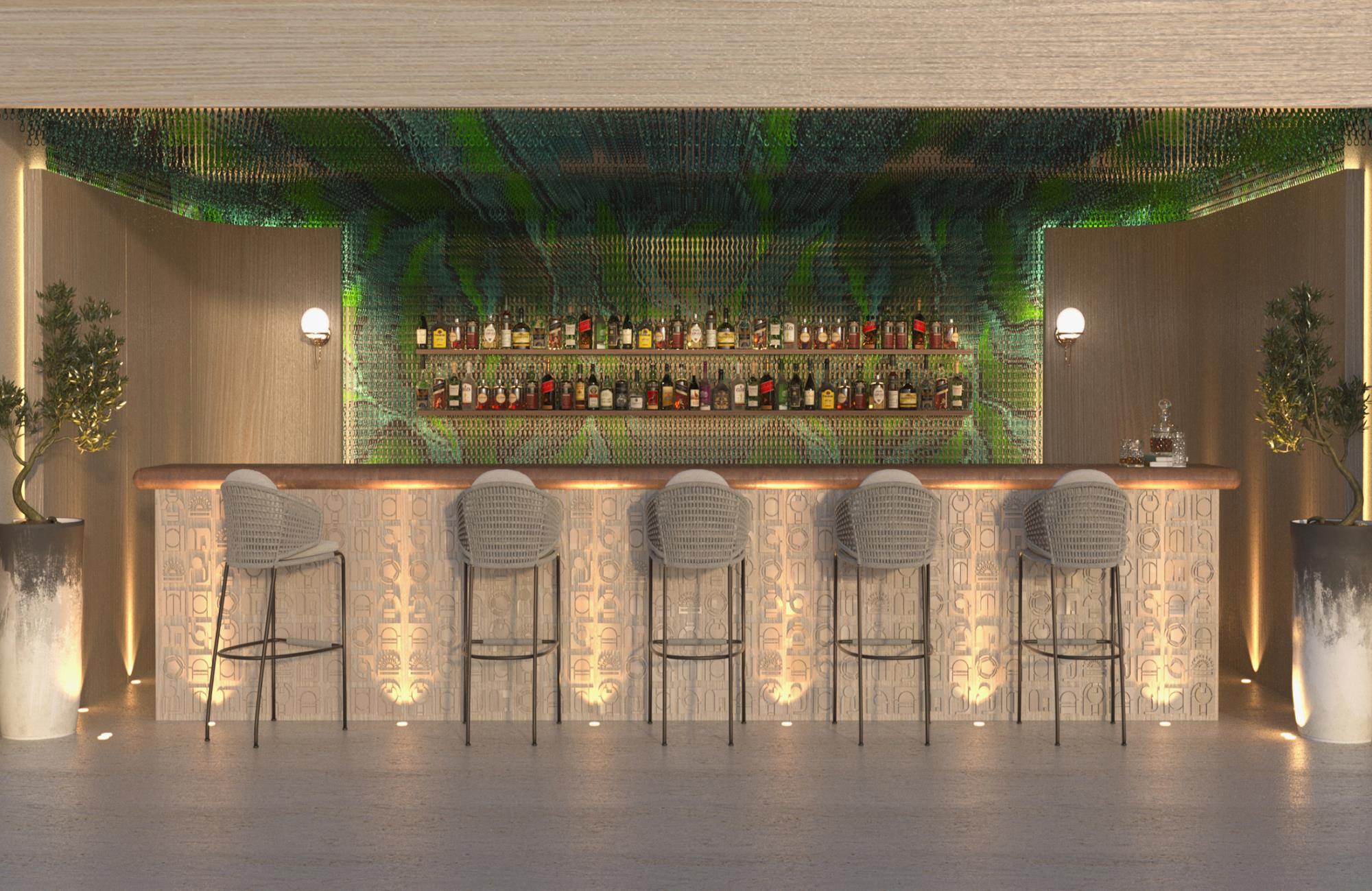 Swissotel Pool Bar Proje Tasarımı